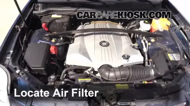 2007 Cadillac SRX 4.6L V8 Filtro de aire (motor) Cambio